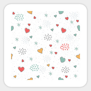 Hearts Sticker